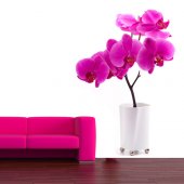 Naklejka ścienna - Kwiatek Orchidea