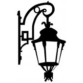 Naklejka ścienna - Lampy uliczne