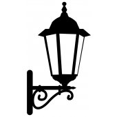 Naklejka ścienna - Lampy uliczne