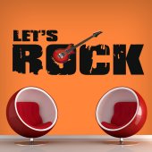 Naklejka ścienna - Let's Rock