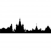 Naklejka ścienna - Moskwa Budynki