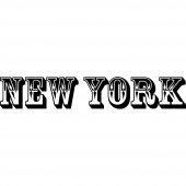 Naklejka ścienna - New York