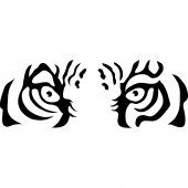 Naklejka ścienna - Oczy Tygrysa