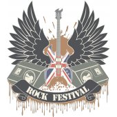 Naklejka ścienna - Rock Festiwal