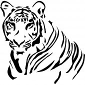 Naklejka ścienna - Tygrys
