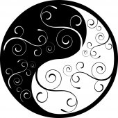 Naklejka ścienna - Ying&Yang