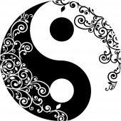 Naklejka ścienna - Ying&Yang