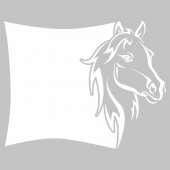 Naklejka Tablica Biała Velleda - Koń
