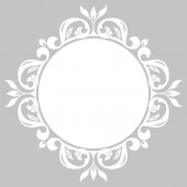 Naklejka Tablica Biała Velleda - Ornament