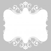 Naklejka Tablica Biała Velleda - Ornament