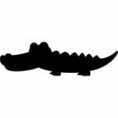 Naklejka tablica - Krokodyl