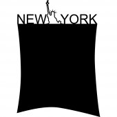 Naklejka tablica - New York