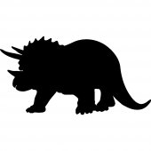 Naklejka tablica - Nosorożec