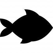 Naklejka tablica - Ryba