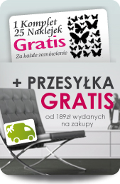 Wysyłka GRATIS Od 189 zl zakupu